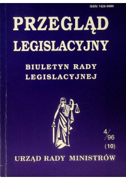 Przegląd legislacyjny 4 / 96