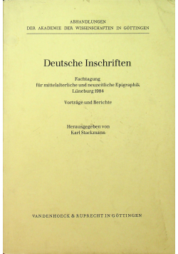 Deutsche Inschrifen