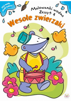 Malowanka wodna. Wesołe zwierzaki 4