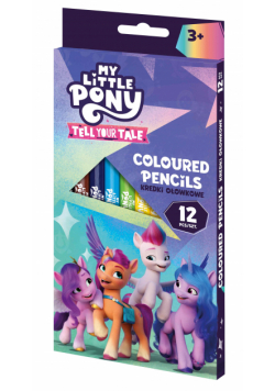 Kredki ołówkowe trójkątne My Little Pony 12 kolorów