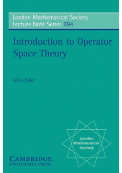 Introduction to Operator Space Theory