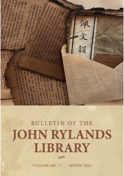 Bulletin of the John Rylands Library 100/1