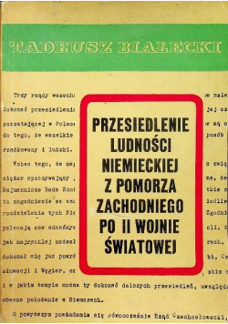 Przesiedlenia ludności niemieckiej z Pomorza Zachodniego po II Wojnie Światowej