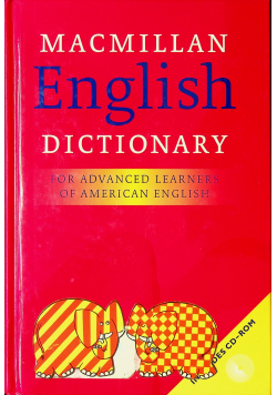 Macmillan English Dictionary for Advanced Learners of American English plus CD