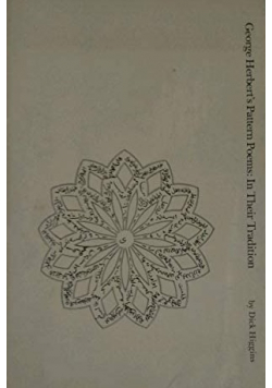 George Herberts Pattern Poems In Their Tradition