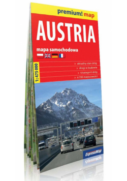 Austria mapa samochodowa 1:475 000