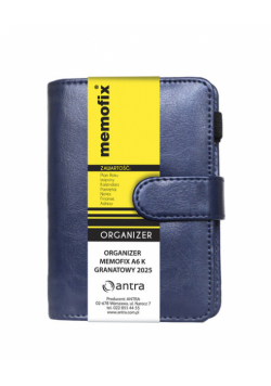 Organizer 2025 Memofix A6 K granat