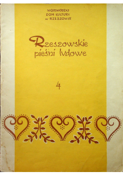 Rzeszowski pieśni ludowe