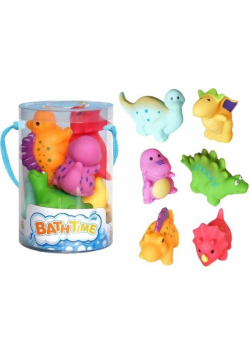 Dinozaury do kąpieli 6szt