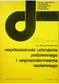Współzależność uzbrojenia podziemnego i zagospodarowania naziemnego