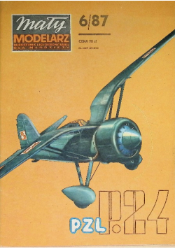 Mały modelarz Nr 6 / 87 Samolot myśliwski PZL P-24 G