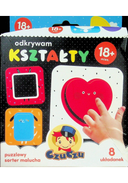 Odkrywam kształty puzzlowy sorter malucha 8 układanek