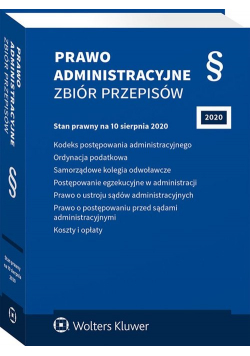 Prawo administracyjne Zbiór przepisów