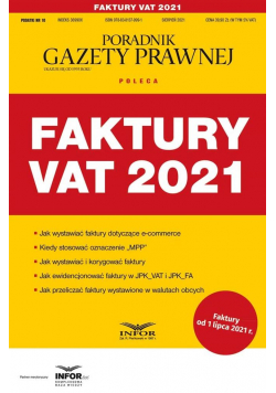 Faktury 2021. Podatki 10/2021