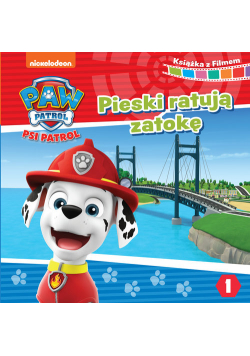 Psi Patrol Książka z filmem Pieski ratują zatokę