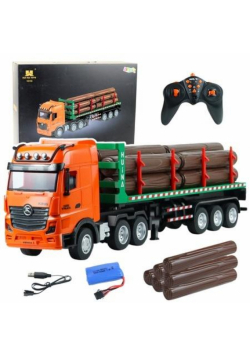 Ciężarówka transporter drewna RC 1:18