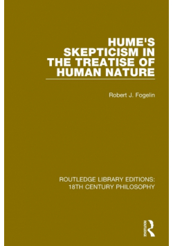 Hume's Skepticism in the Treatise of Human Nature