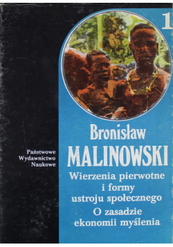 Wierzenia pierwotne i formy ustroju społecznego O zasadzie ekonomii myślenia 1