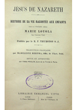 Jezus de Nazareth 1910 r.