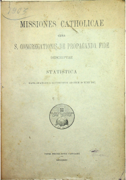 Missiones Catholicae 1930 r