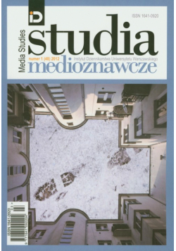 Studia medioznawcze 1/2012