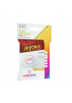 Gamegenic: Matte KeyForge Exoshields Clear 66x92mm