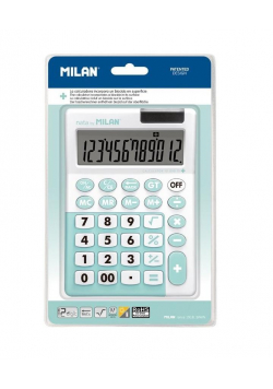 Kalkulator 12 poz. Antibacterial zielony MILAN