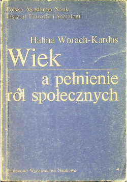 Wiek a pełnienie ról społecznych