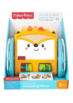 Fisher Price Kolorowe zwierzątko Jeż lusterko