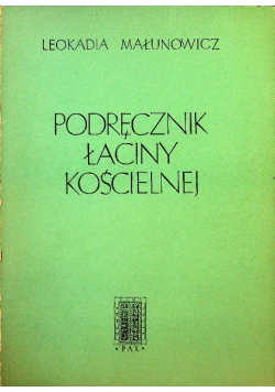 Podręcznik łaciny kościelnej