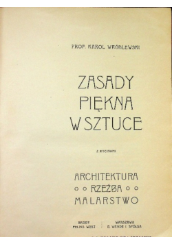 Zasady piękna w sztuce 1904 r.