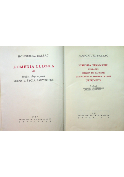 Komedia ludzka XI