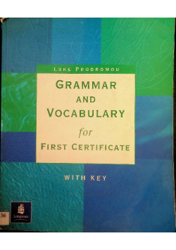 Grammar and Vocabulary for First Certificate