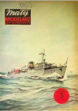 Mały modelarz Nr 3 / 83 Polski trałowiec redowy KORMORAN