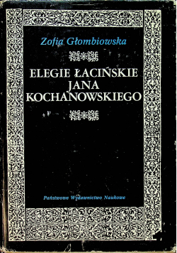 Elegie łacińskie Kochanowskiego