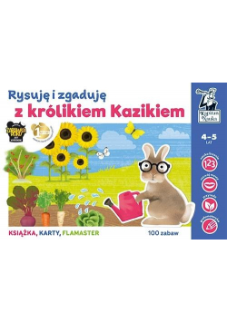 Kapitan Nauka.Rysuję i zgad. z królikiem Kazikiem