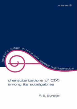Characterization of C(x) Among Its Subalgebras