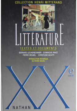 Litterature Textes et documents XX