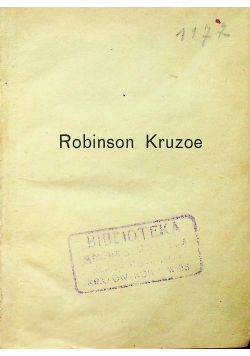 Robinson Kruzoe 1924 r
