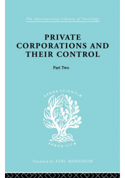 Private Corporations and their Control