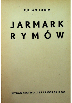 Jarmark rymów 1934 r.