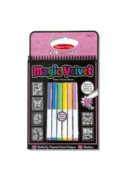 Kolorowanka Magic velvet Motylki