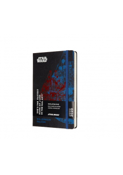 Kalendarz 2020 dzienny 12ML tw. Star Wars Falcon