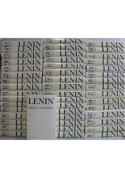 Lenin Dzieła wszystkie Tom od 1 do 49