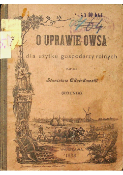 O uprawie owsa 1898 r