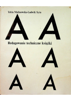 Redagowanie techniczne książki
