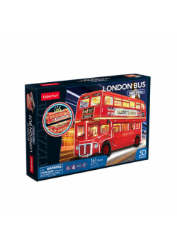 Puzzle 3D Londyński autobus