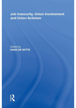 Job Insecurity, Union Involvement and Union Activism