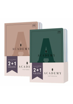 Zeszyt A5/60K kratka Academy MIX