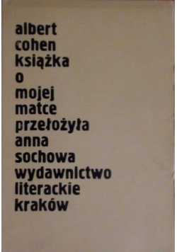 Książka o mojej matce